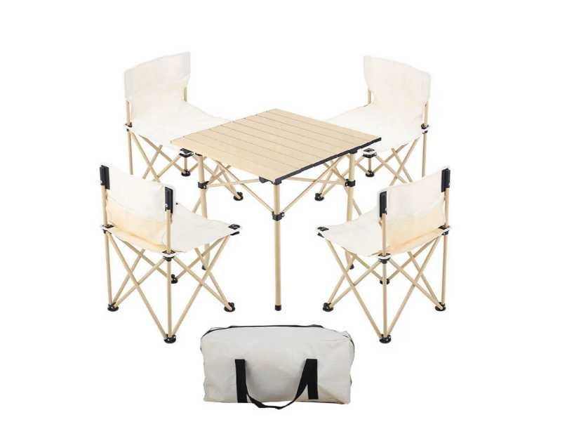 Стол-1 стулья-4 для пикника набор из пяти предметов в чехле Есть досто