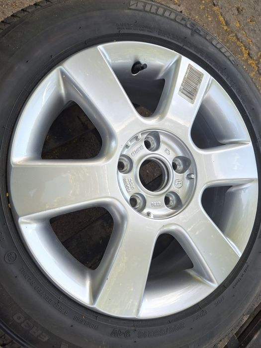 1бр. Нова Джанта с гума 16" 5Х112мм Фолксваген, VW 5X112 с гума 205 55 16