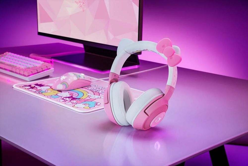 Игровые наушники Razer hello kitty and friends