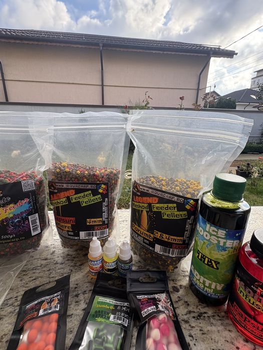 Nada pescuit, peleti pescuit, pop-up pescuit si aditiv