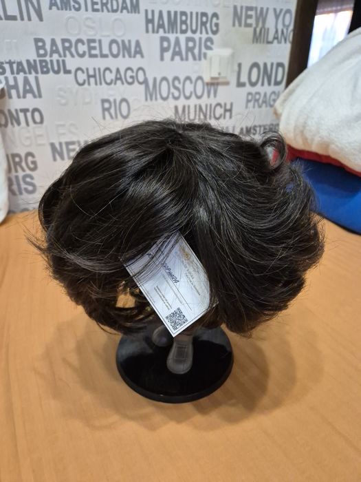 Perucă păr natural culoare la comandă