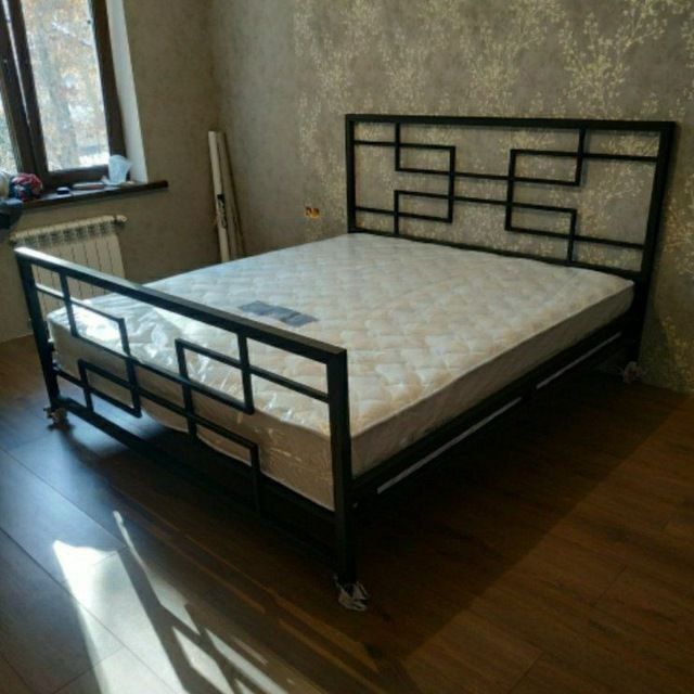 Двухспалная кровать в стиле лофт на заказ!