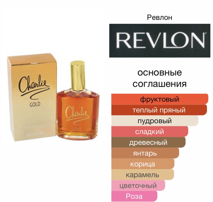 парфюм,духи,Винтаж! Revlon! Charlie Gold! (3 вида)100 ml!