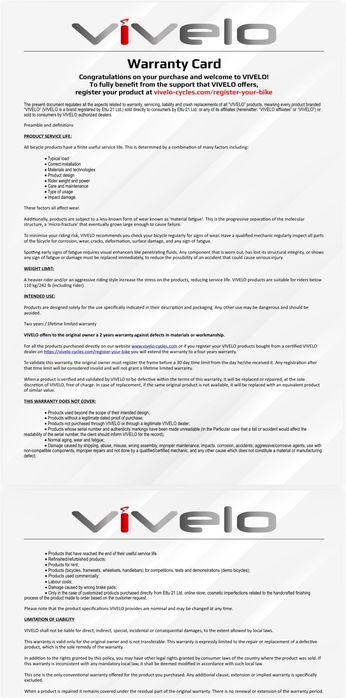 Велосипед VIVELO ANTE 52