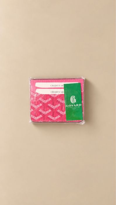 Розов card holder Goyard