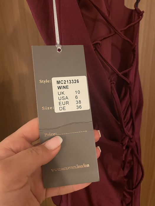 Rochie de seara visinie