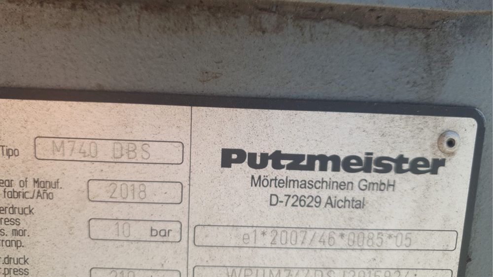 Putzmeister M740 DBS