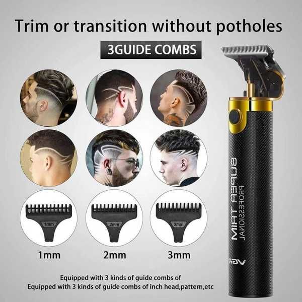 Професионален тример VGR V-082 de LUX за стайлинг с USB зареждане