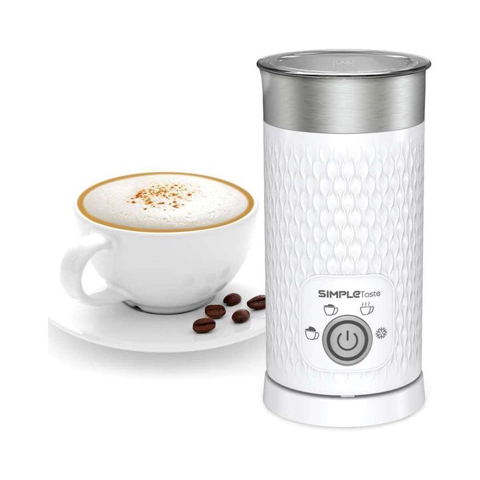 Пенообразувател за мляко SimpleTaste 4в1 (Бял)