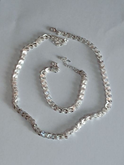 Set colier și brățară din Argint S925