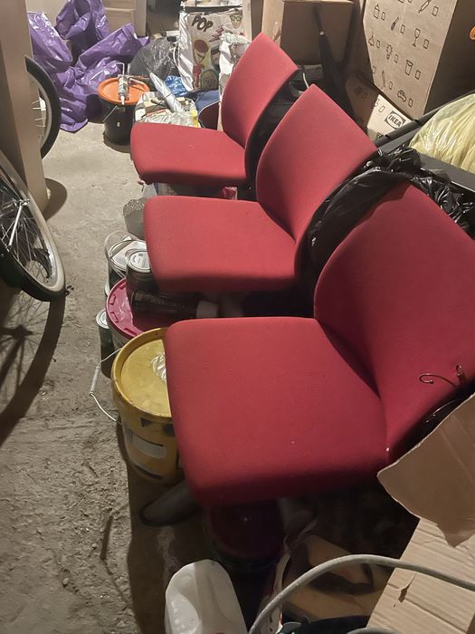 Bancheta business sala de asteptare culoare rosie