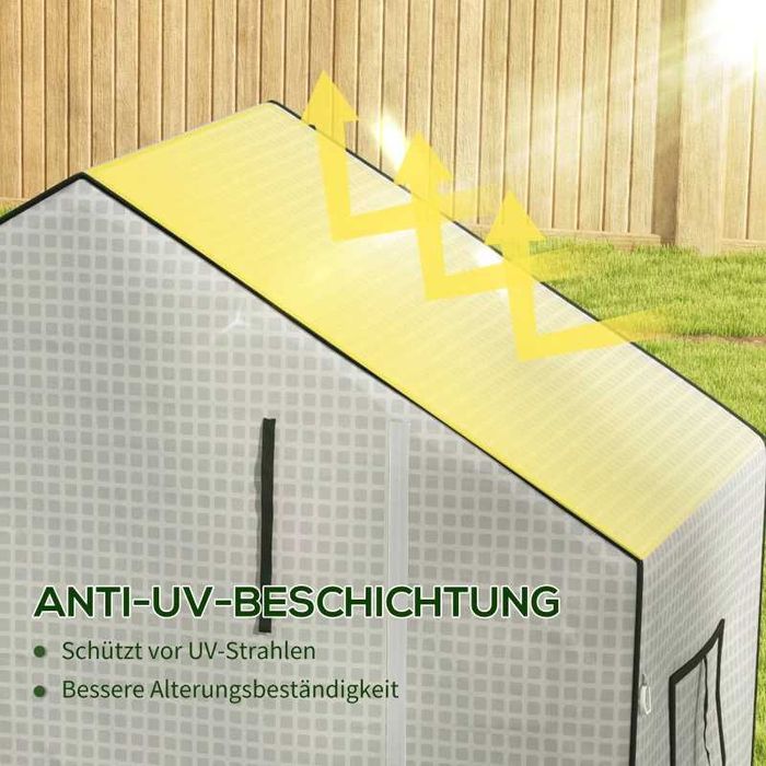 Резервно покривало Outsunny за оранжерия, резервно покривало с UV защита