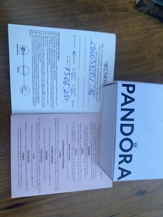 Гривна пандора сребро 925