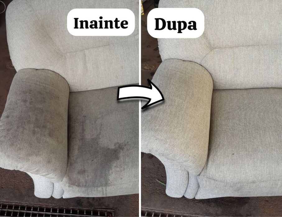 Curatare canapele saltele fotolii tapiterii Bacau la domiciliu