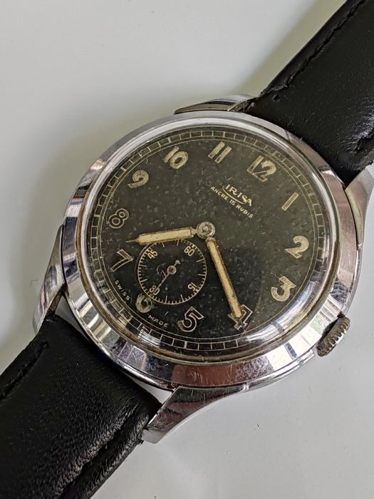 Ceas Irisa Profil Militar Anii'40- 37 mm