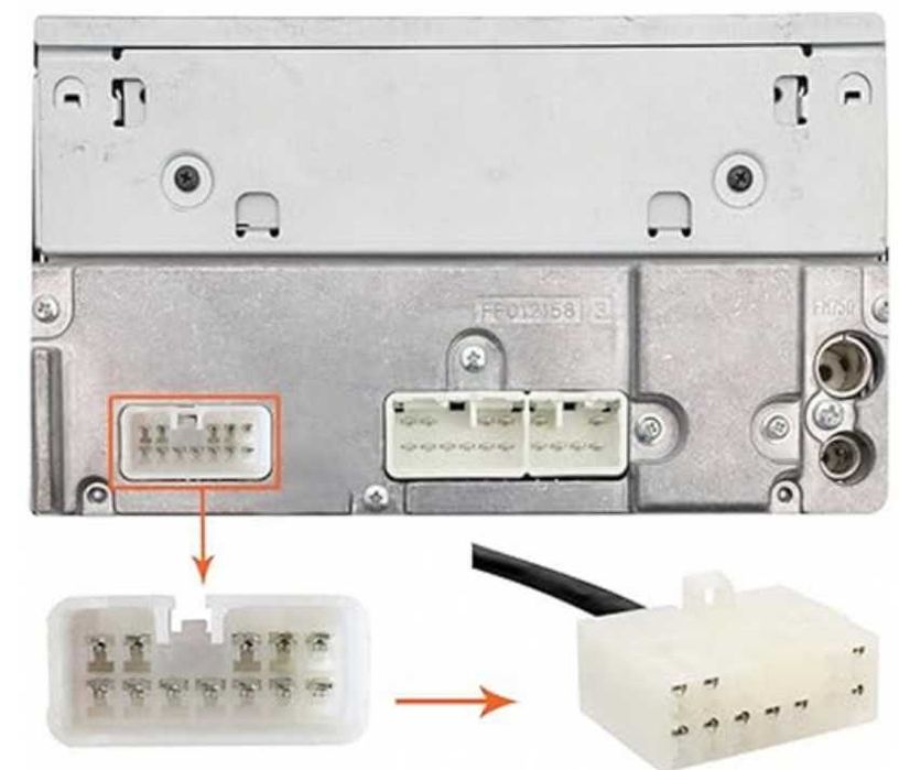 Bluetooth CD чейнджър адаптер WEFA за Toyota 1997-2005 с 5+7 пин