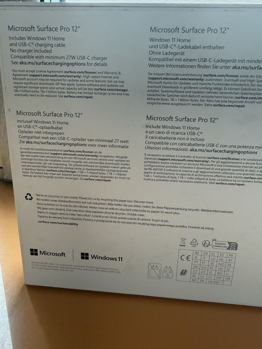 Microsoft Surface Pro 12'', Snapdragon X Plus, 16GB, 256GB RAM