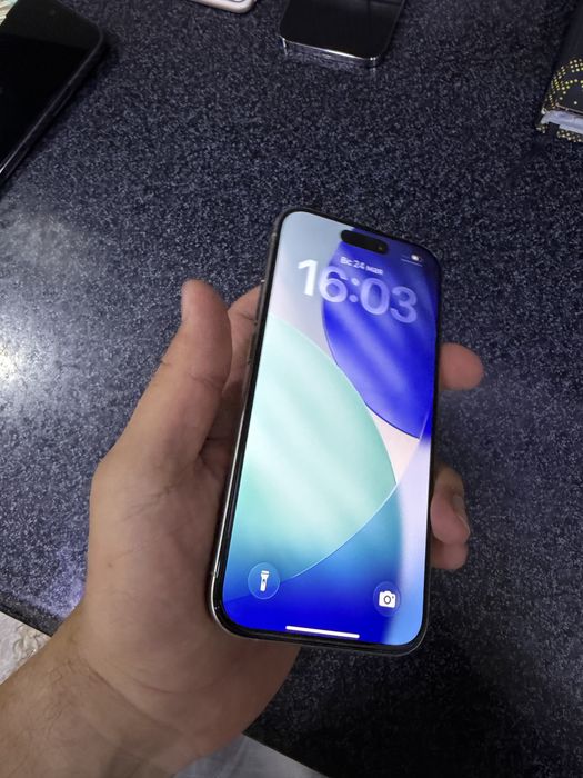 iphone 15 pro 256g yomkost 85 holati zor oqip tel qlila