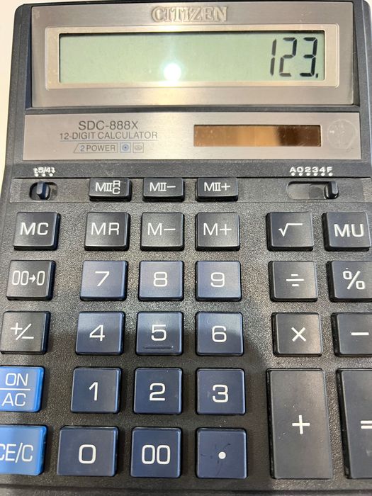 Калькулятор CITIZEN