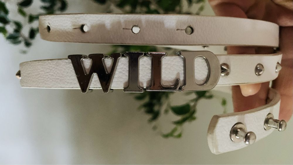 Нов дамски колан естествена  кожа Нови брошки