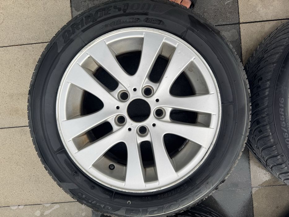 4 броя джанти с гуми за BMW 205/55R16