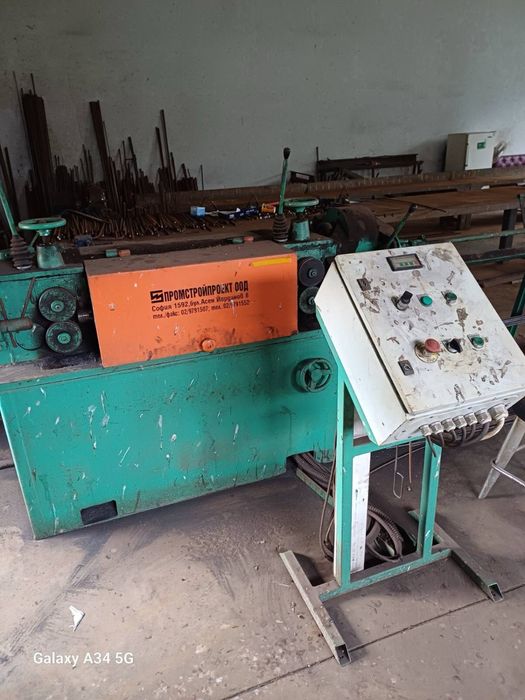 Оборудване от арматурен двор - машини за заготовка на арматурно желязо