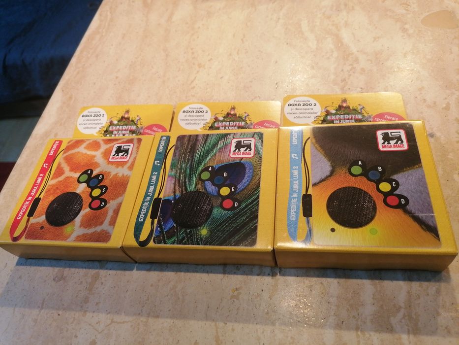 Album Expeditie 2 cu 96 cartonase + 96 cartonase Editia 1 + Boxa zoo