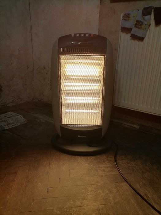 Radiator electric cu halogen