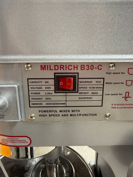 Миксер 30Л 7Л тестомешалка 25 кг Mikser Miksir Testomeshalka