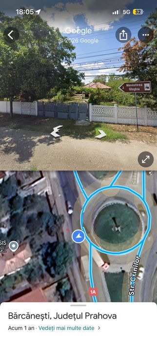 Teren de inchiriat 1100 mp Barcanesti