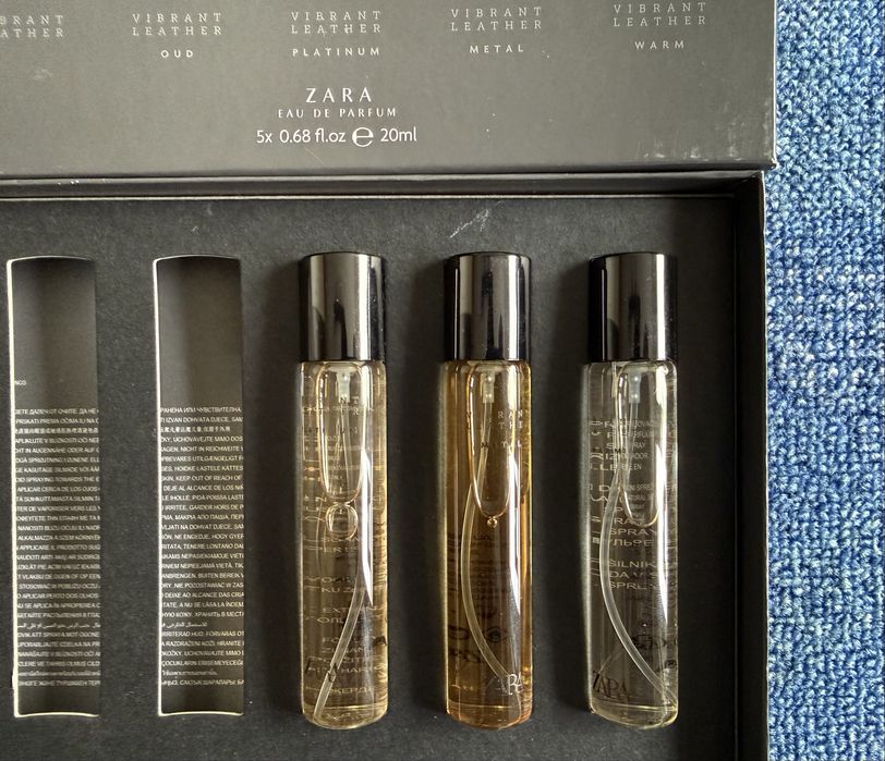Zara Vibrant Leather Set 3x20ml мъжки парфюм