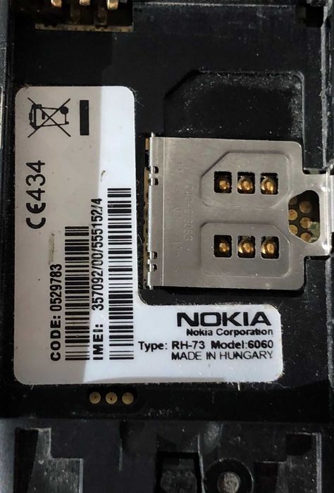 Telefon mobil Nokia 6060 - neprobat - colectie - fara incarcator