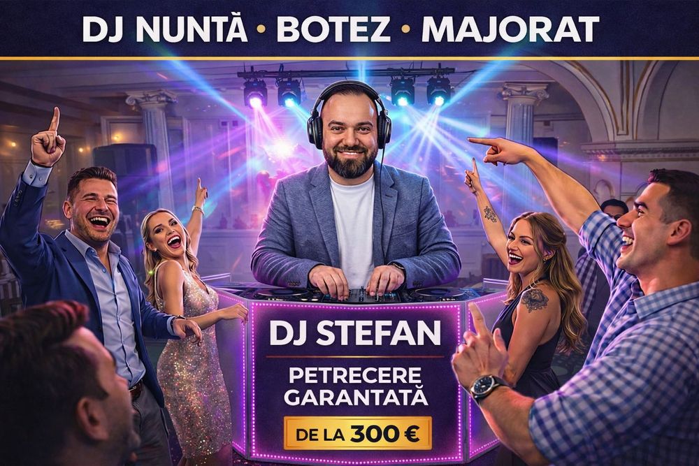 DJ Evenimente | Nunta | Cununie | Botez & Petreceri | MC | Bucuresti