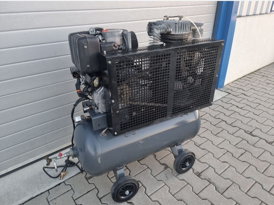 Compresor Aer ABAC Diesel Pornire la cheie/ Vulcanizare Mobilă