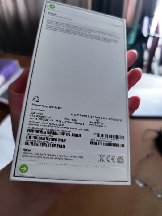 новый iphone 15 128gb