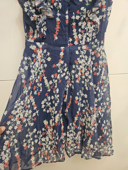 Rochie voal bleumarin