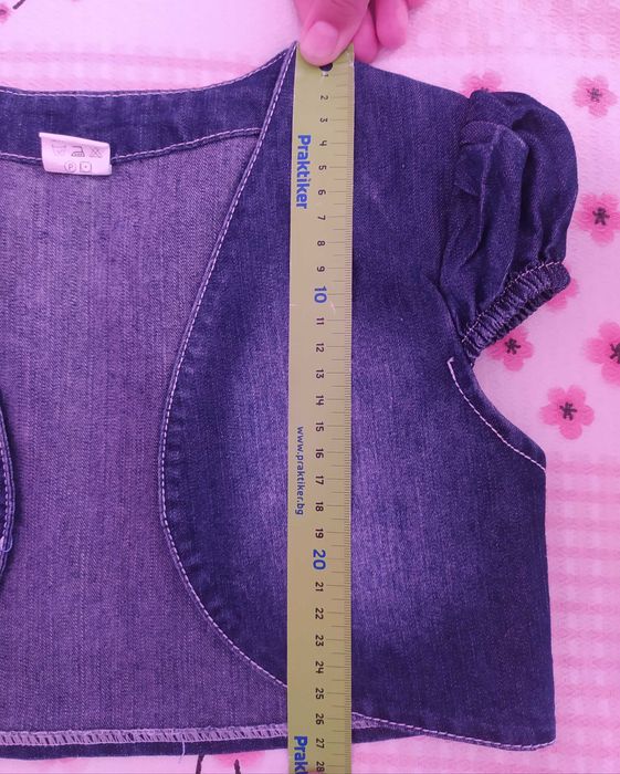 Дънкова рокля с болеро, 10 г.