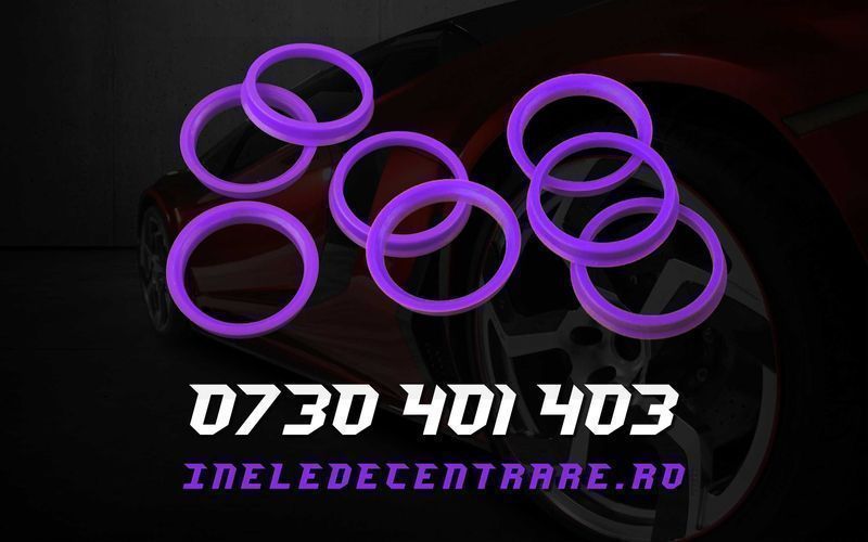 INELE CENTRARE/GHIDAJ/GHIDARE jante 72.2 - 66.6 mm si alte dimensiuni