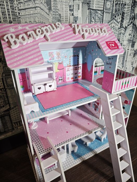 Игрушечный дом кукольный домик для девочек