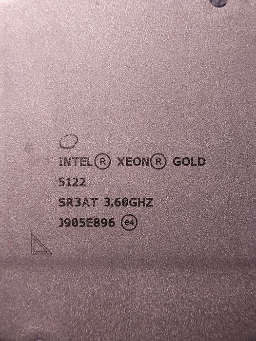 2 x Procesor intel Xeon Gold 5122 LGA3647 3,7Ghz