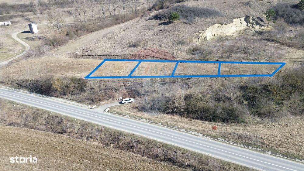 Teren extravilan 2.000 mp – cu acces direct la DN spre Moșna