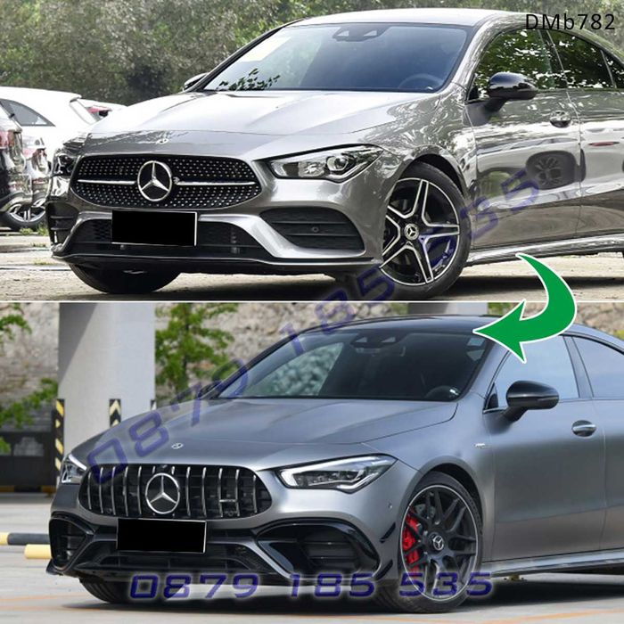 Тунинг предна броня добавки сплитер решетки Mercedes CLA C118 мерцедес