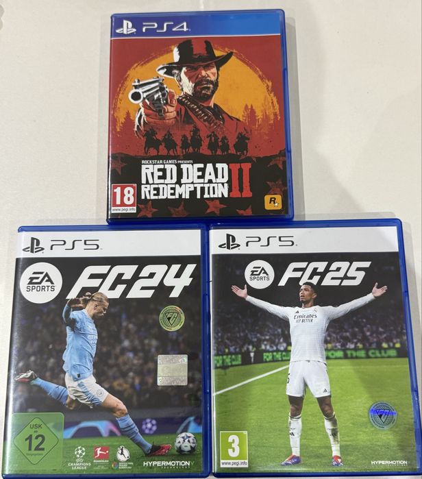 Fc25 ps5, fc24 ps5, rdr2 ps4