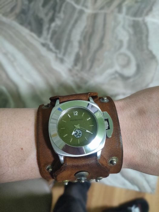 Ceas barbati curea piele calitate