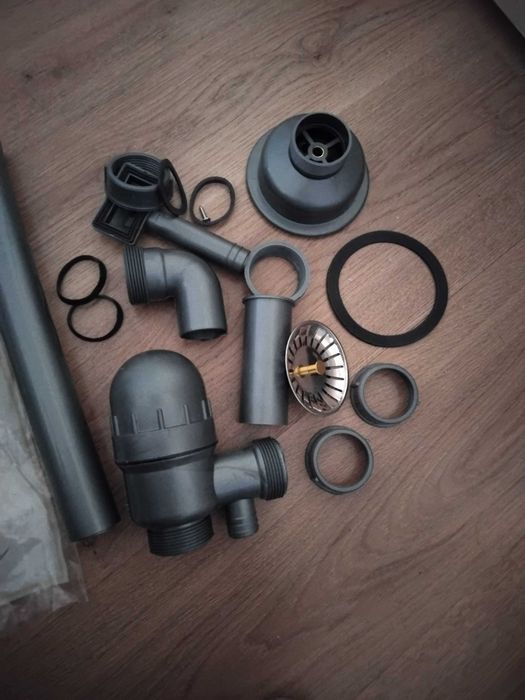 Нов сифон за кухненска мивка алпака