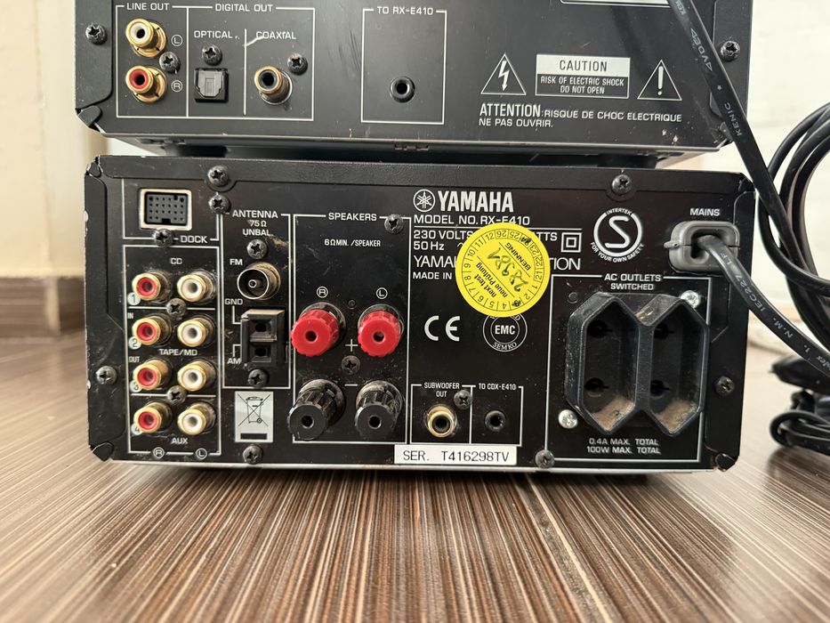 Yamaha RX-E410  CDX-E410 мини ресивър и CD