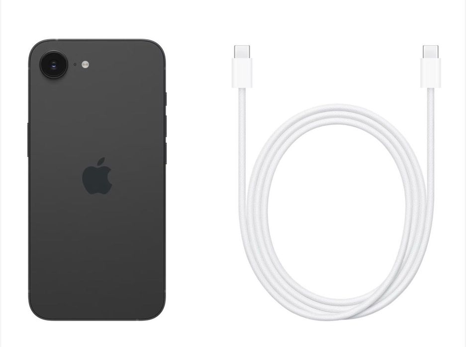 Vând iPhone 16e, culoare neagră, 128 GB, nou