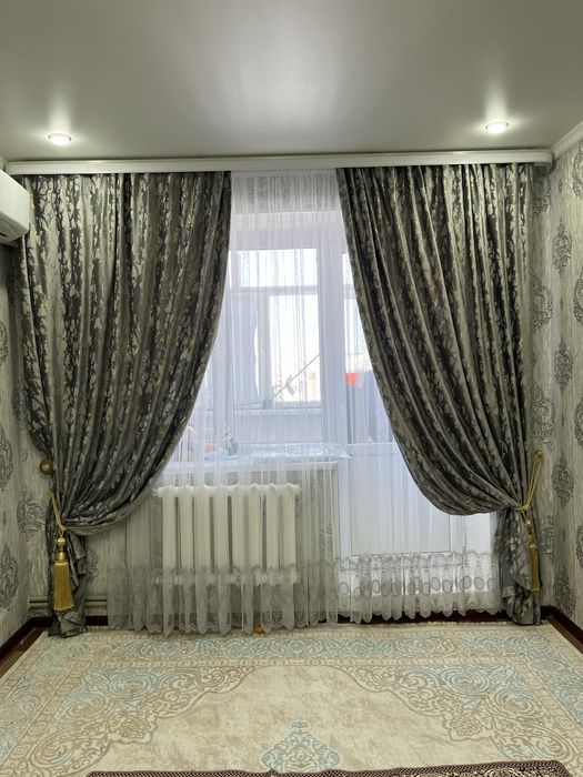 штор тюлімен сатылады