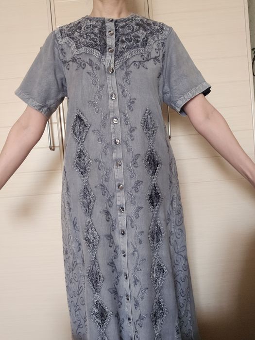 Платье халат хлопок размер 46-48