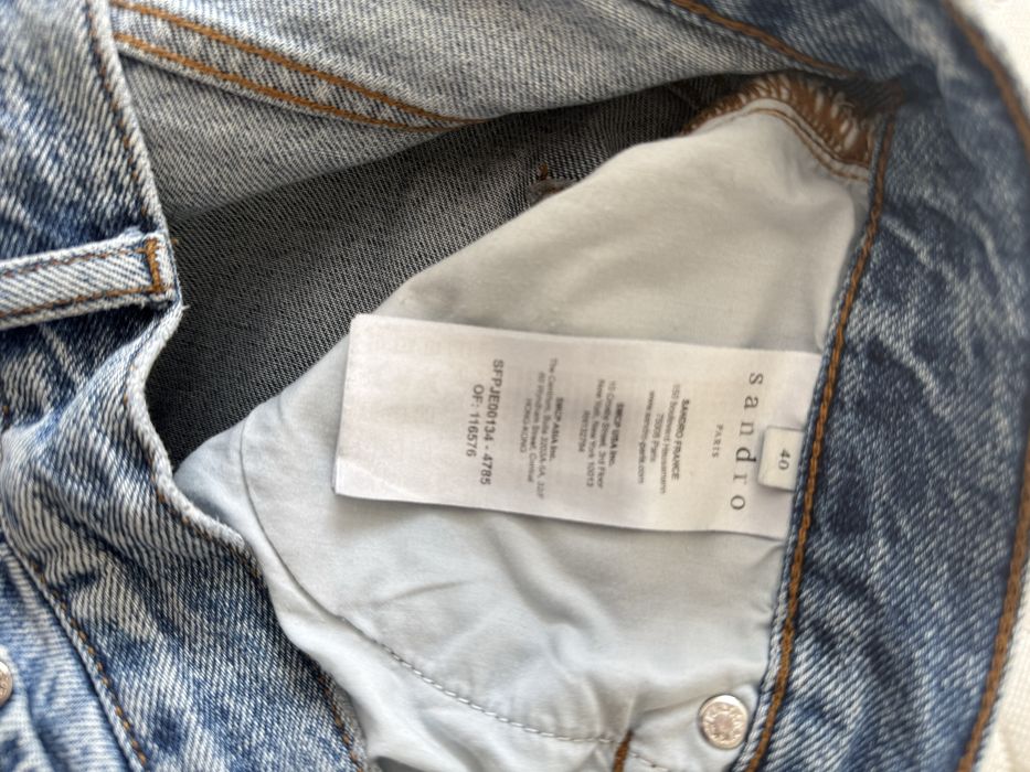 Sandro washed jeans, р-р М